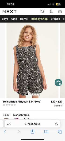 Help me find DD(12) an outfit for summer party