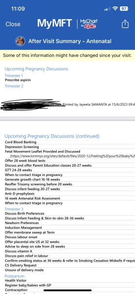 Pregnant after IVF