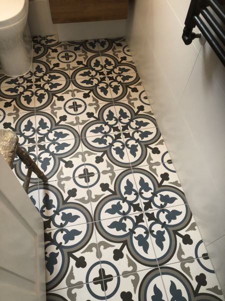 Beautiful bathroom floor tiles?!!