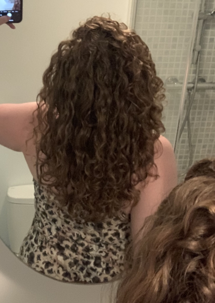 Air drying fine wavy hair to not frizz