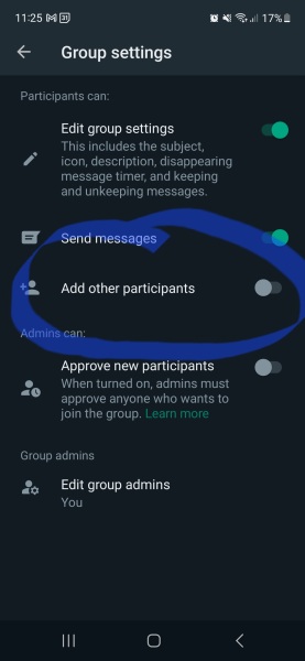 WhatsApp weirdness 