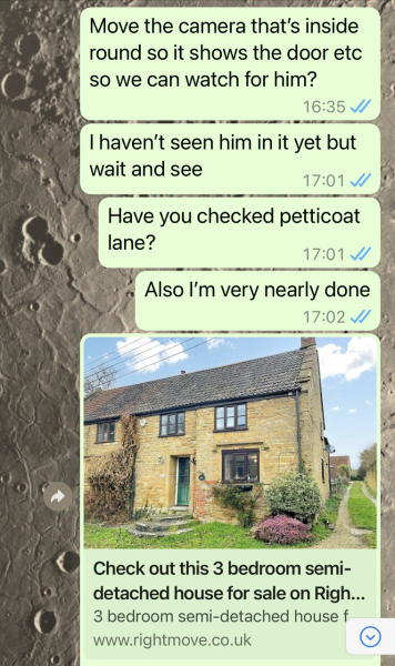 The last text conversation you had with your other half….and the date and how long you have been together….