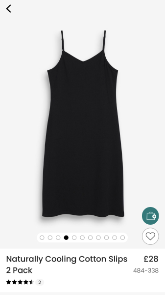 Oh for a light cotton camisole nightie in the heat!