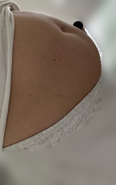 How many weeks pregnant would you say I am?