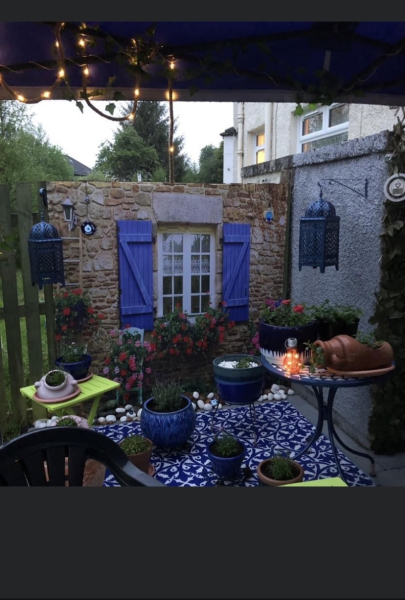 Any idea for this garden seating area? 
