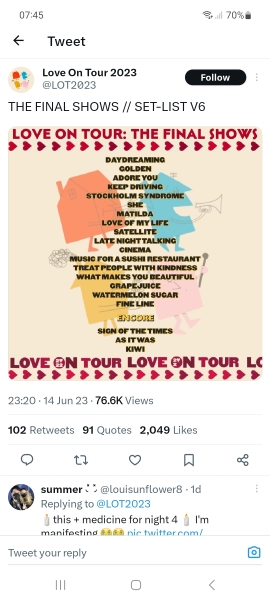 Has anybody been to see Harry Styles???