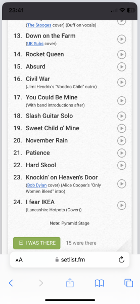 Slash is GOD. Glasto thread!