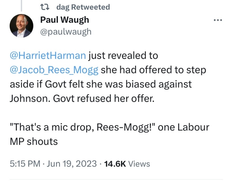 Thread 25, Sunak - Peerages, Privileges & the Covid Inquiry