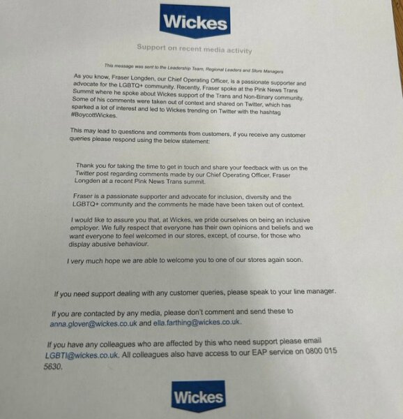 Pink News Trans Summit & Wickes