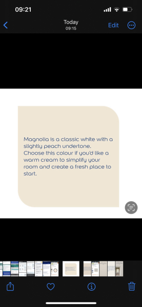 To paint my living room… magnolia 🥸