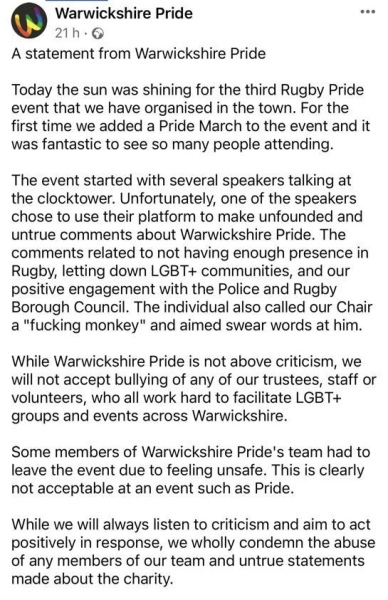 Pride parades not well attended in some parts? 