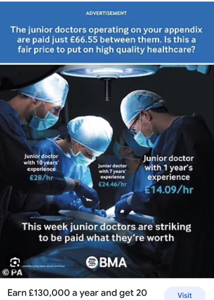 Is there sympathy for consultants striking?