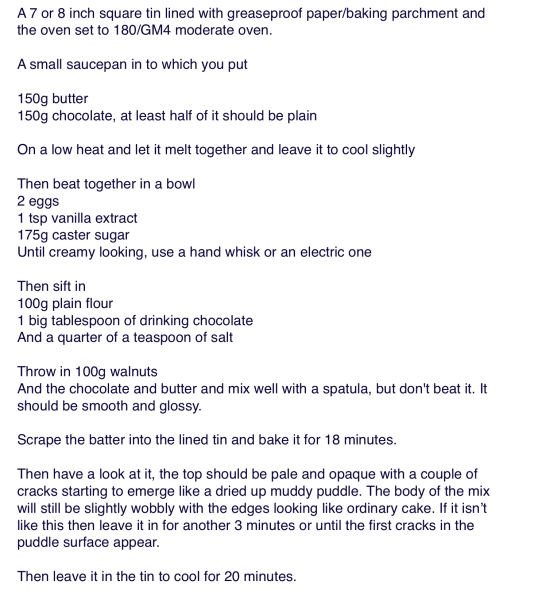 Ultimate brownie recipe suggestions please!