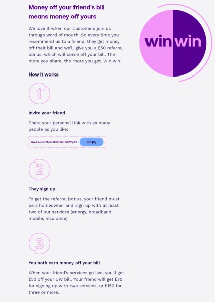 Are you a Home Owner want cheaper bills? Get up to £150 off your first bill with uw