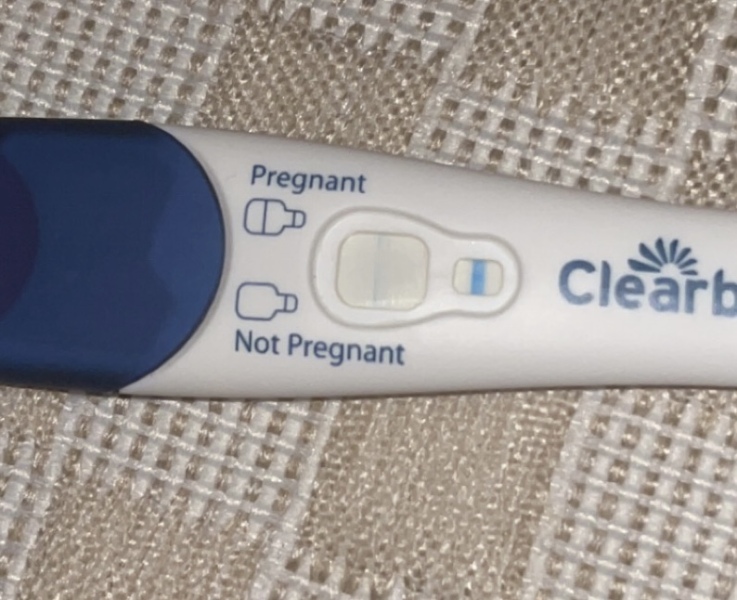 Clear blue test. Evap line or positive