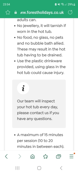 To be so upset about hot tub not working