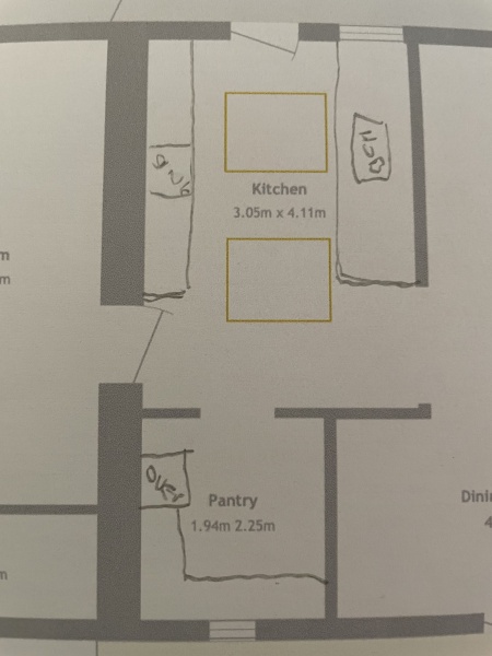 Putting the oven in the pantry?