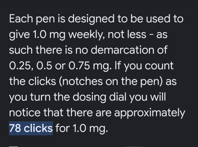 Ozempic new starters thread