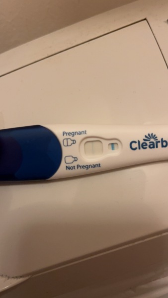 Thinner blue line, evap or faint positive?