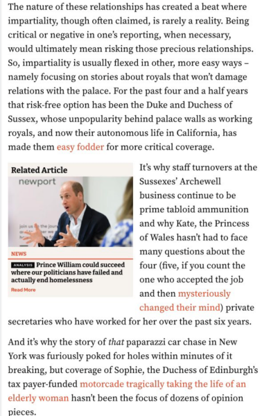 "They don't just report the news, they create it": on Meghan, Harry and the Press