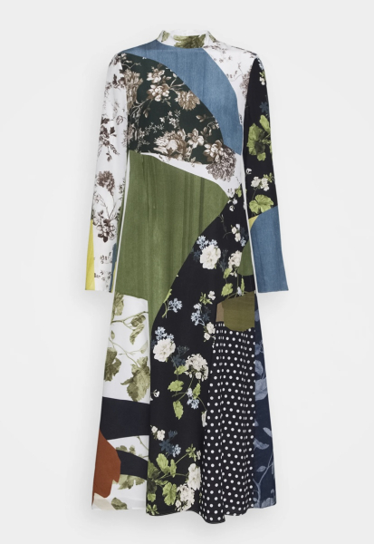 Could this dress be taken up by about 4-5 inches without loosing the pattern