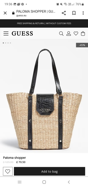 What colour handbag would you choose?