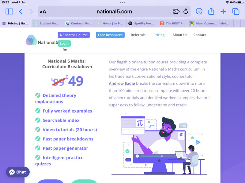 What would you pay? Digital maths platform.