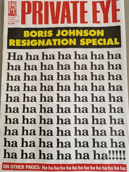 Boris stands down as MP with immediate effect part 2