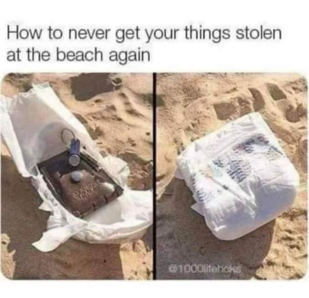 To insist DS uses bum bag on holiday?
