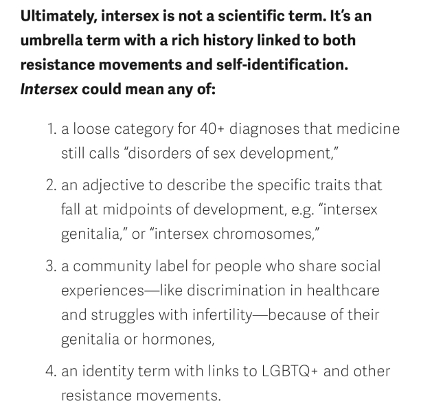 PCOS and devastated to be called intersex