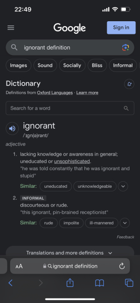 Boyfriend says I'm ignorant -aibu to think I'm not?