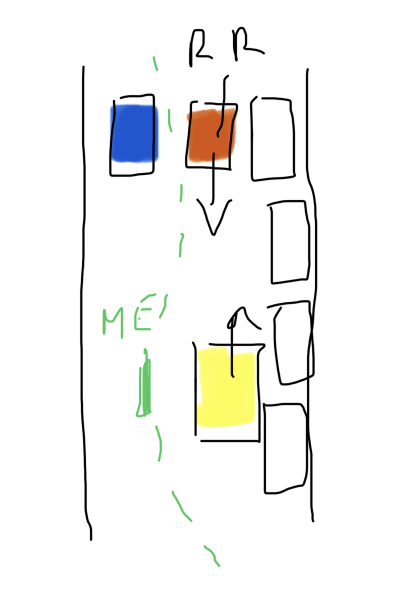 Range Rover twat or was I unreasonable? (With diagram)