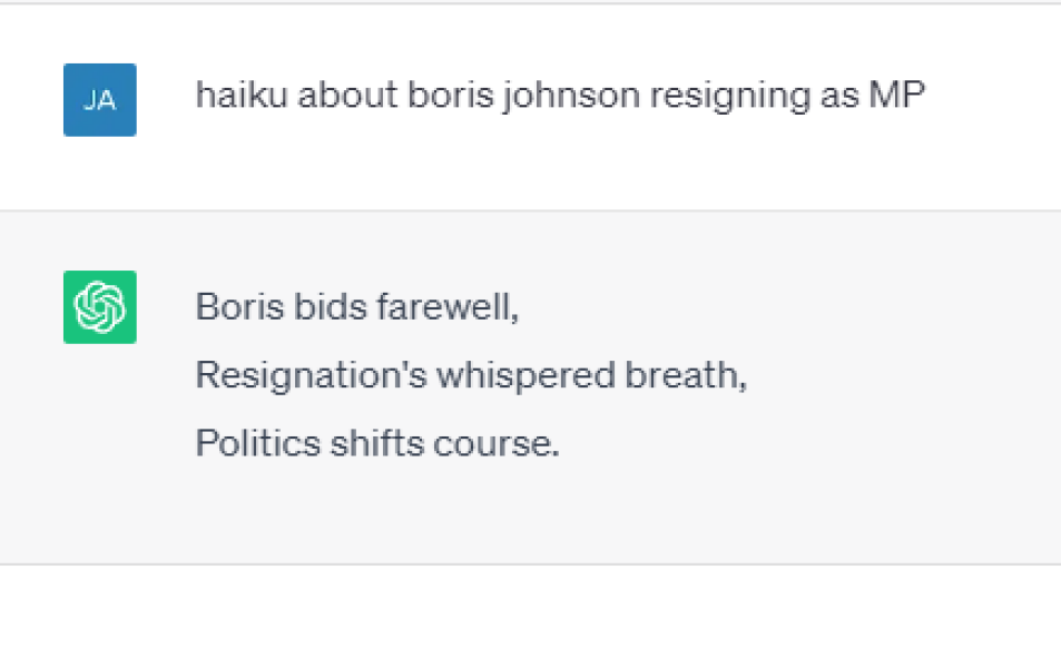 Boris stands down as MP with immediate effect part 2