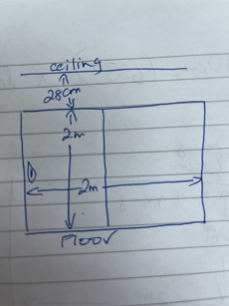 Help me work out curtain size I need please