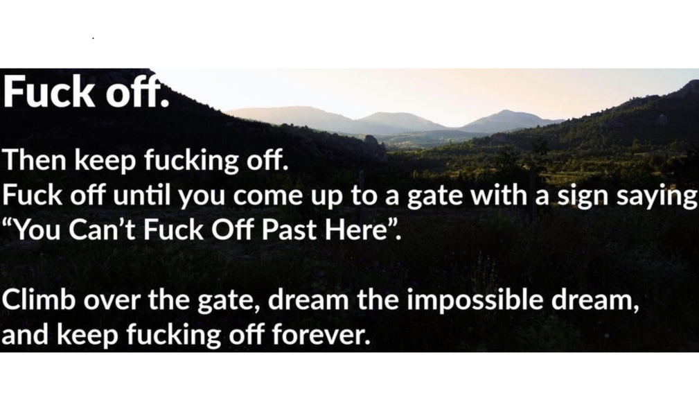 Fuck you
