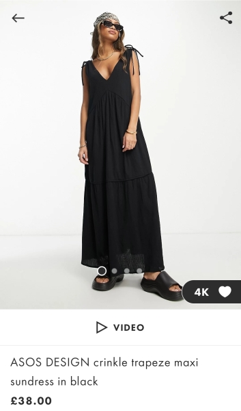 Need a simple summer black dress for evening