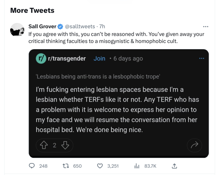 Why trans are encouraged to leave families in a nutshell!