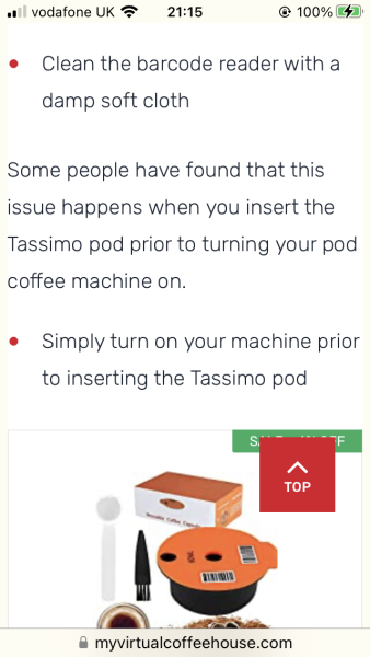 My Tassimo machine isn't working 