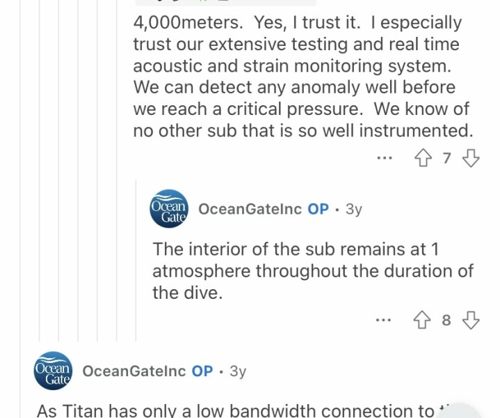 MISSING TITAN SUB - THREAD 5