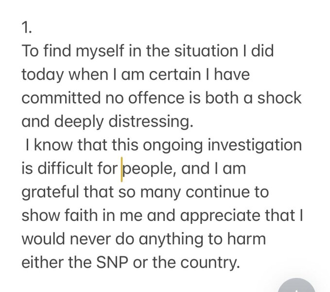 BREAKING NEWS! Peter Murrell in custody for questioning re. funding of SNP