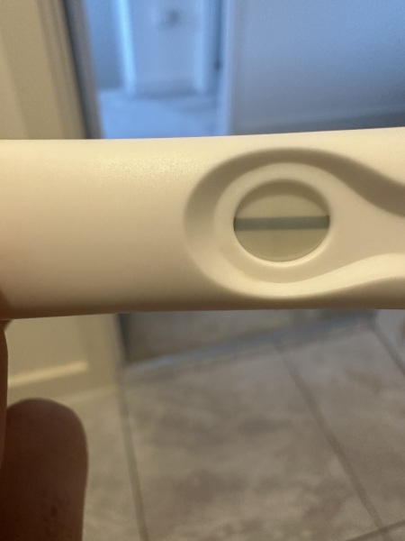 Clear blue test. Evap line or positive