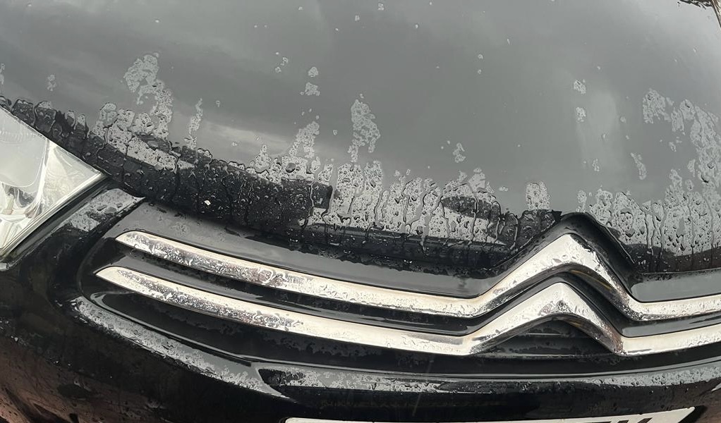 My 4 year old damaged neighbours car