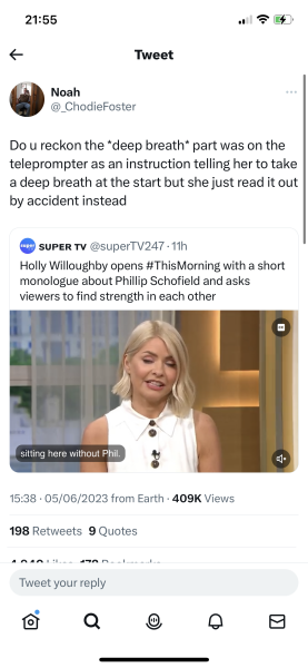 Holly's Monologue.