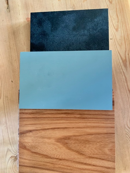 What contrast colour for larder cupboard inside