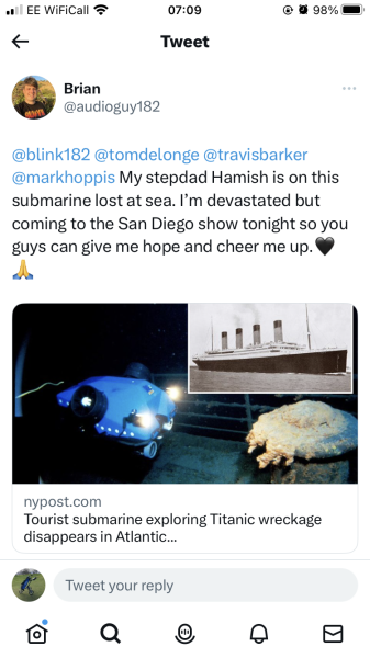 Missing Titanic Submarine- new thread