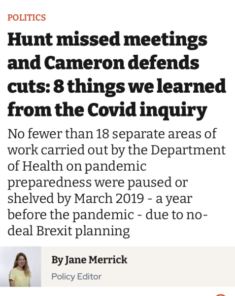 To ask what stops you voting for the tories ?