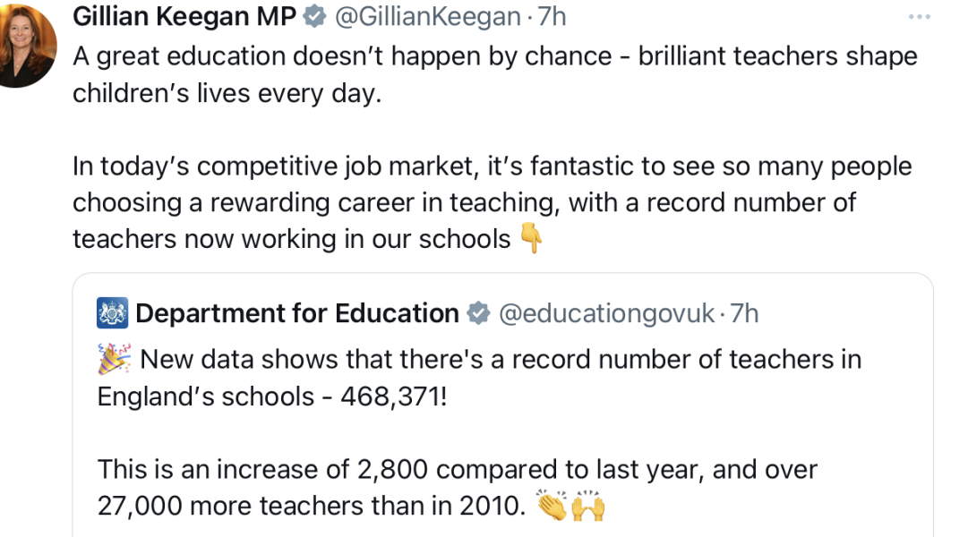 The Department of Education think we are fucking idiots