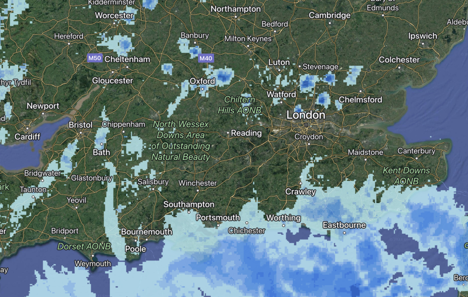 Another weekend, another thunderstorm watch issued.