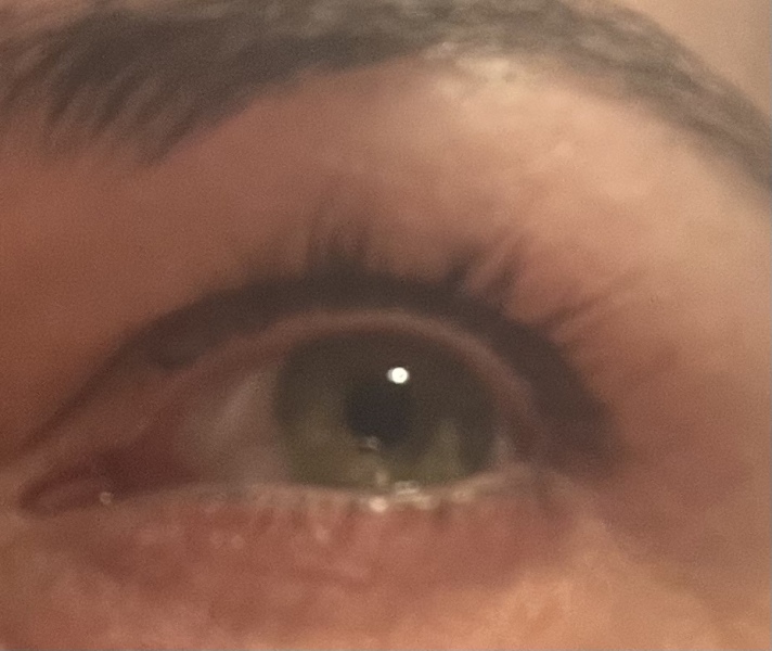 What colour would you say DD's eyes are?