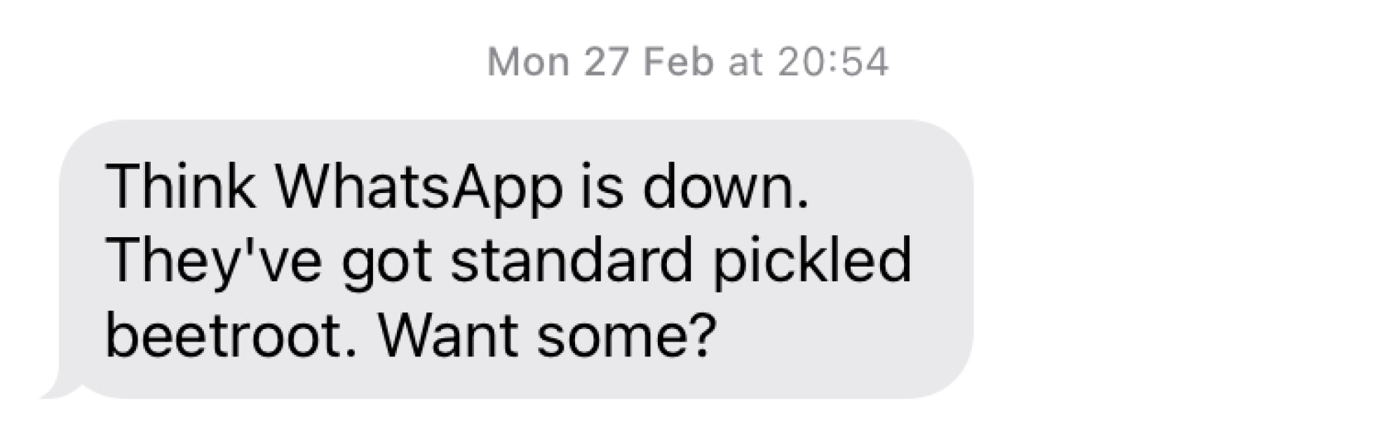 The last text conversation you had with your other half….and the date and how long you have been together….